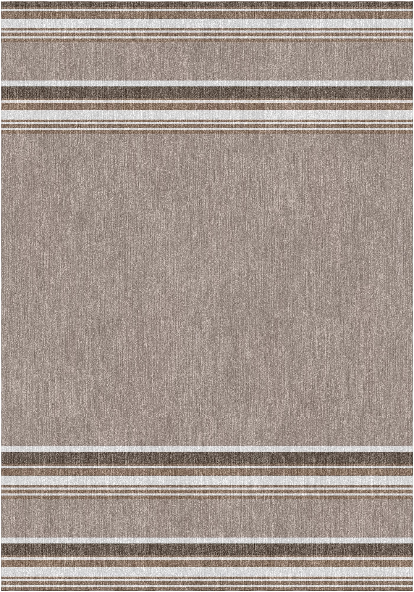 Handloom wool strips - Alfombra - Steel Grey