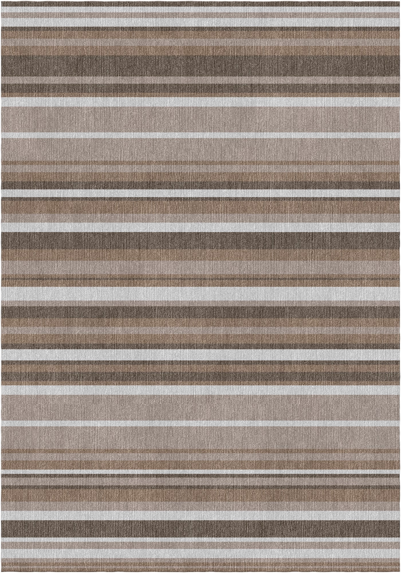 Handloom wool strips - Alfombra - Smoke grey