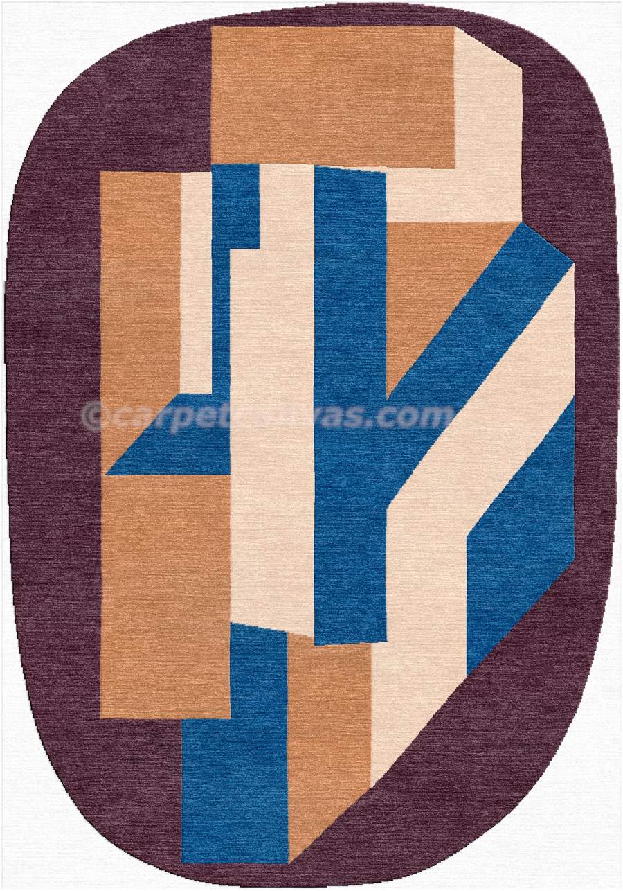 Hand tufted wool rug - Emily