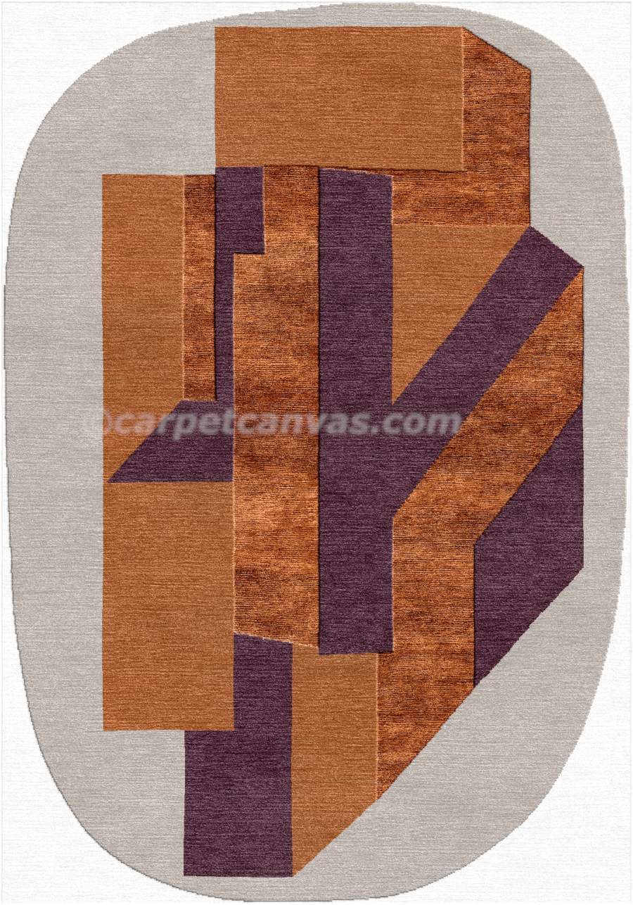 Hand tufted wool rug - Emily