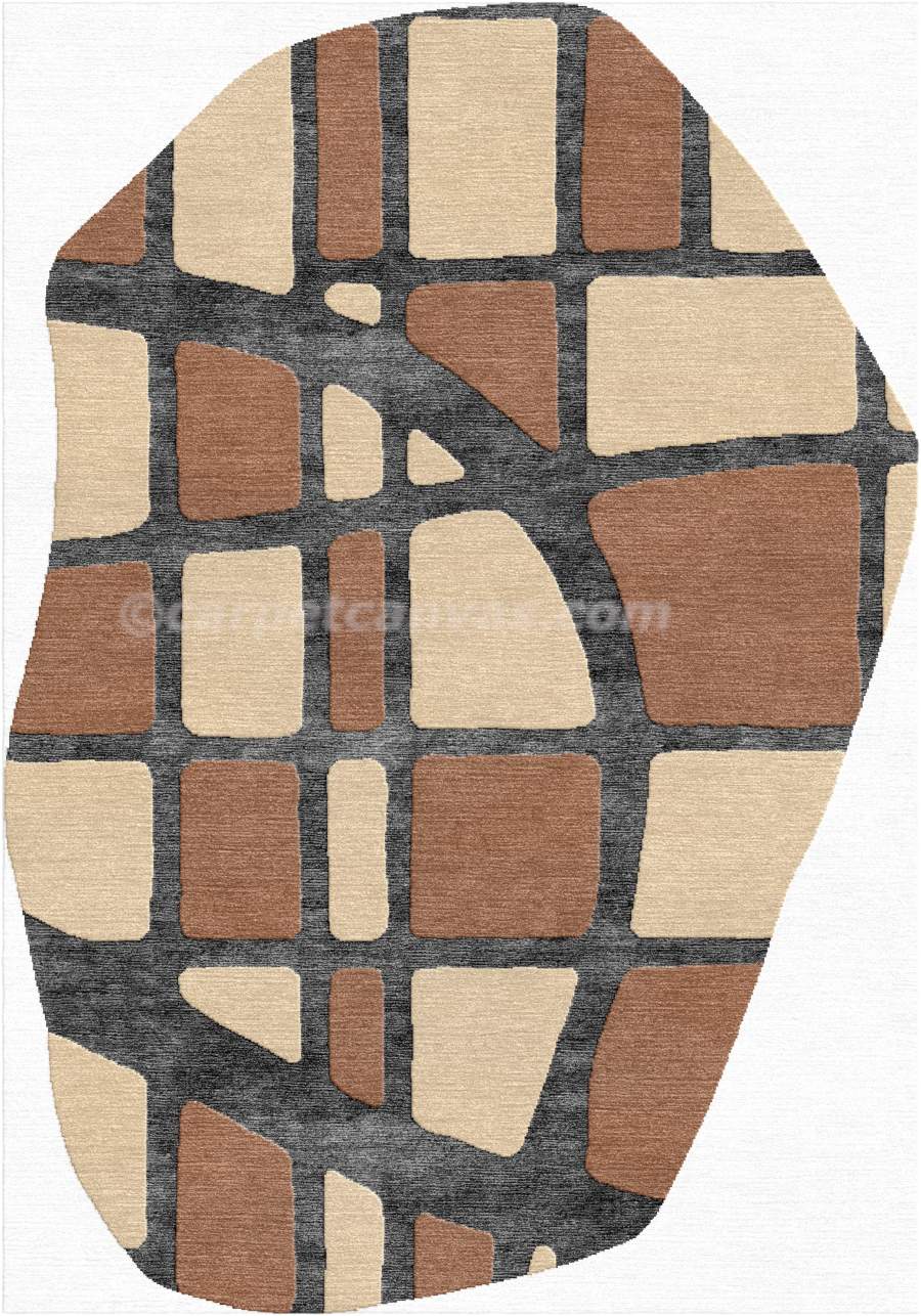 Hand tufted wool rug - Emily