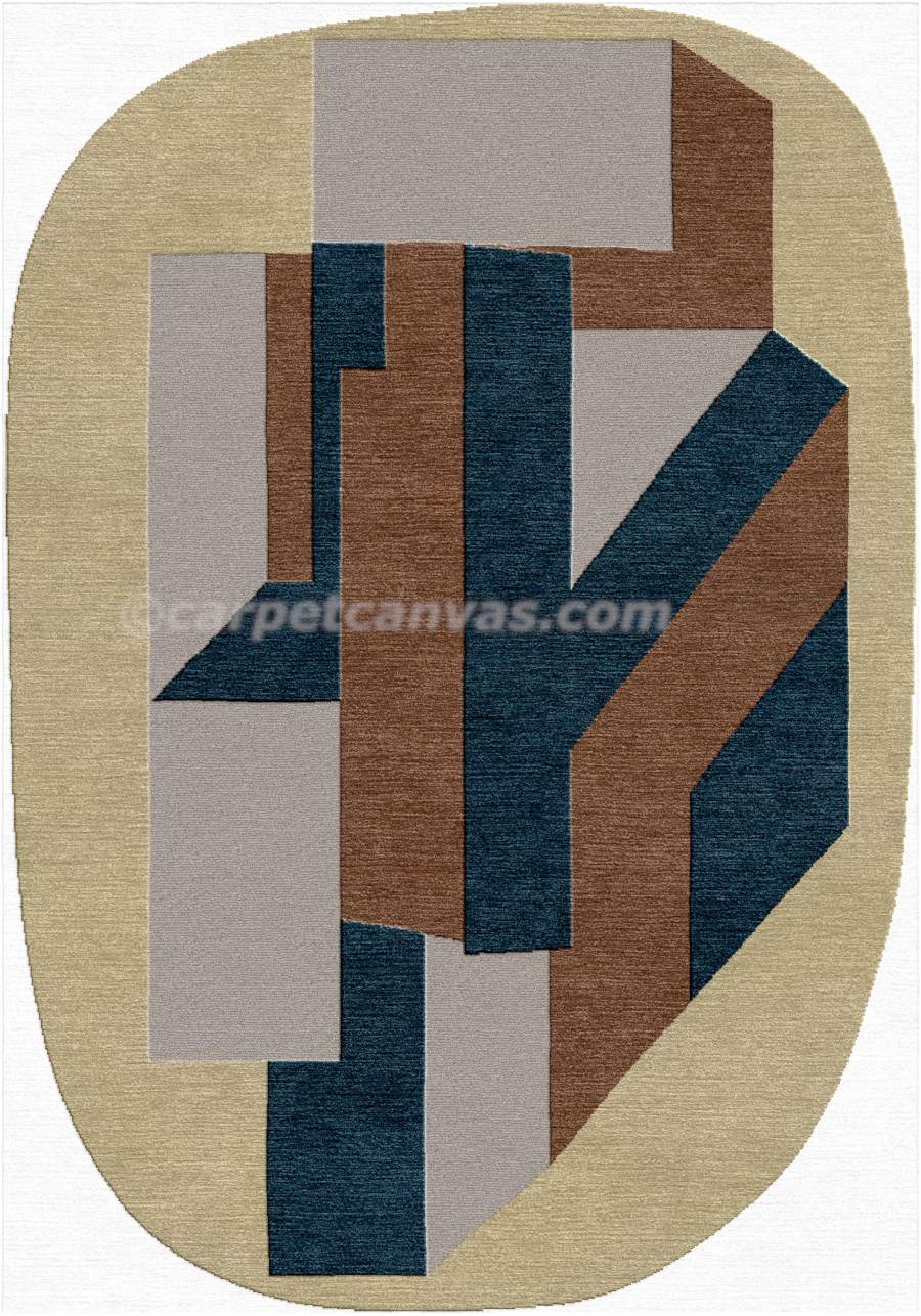 Hand tufted wool rug - Emily
