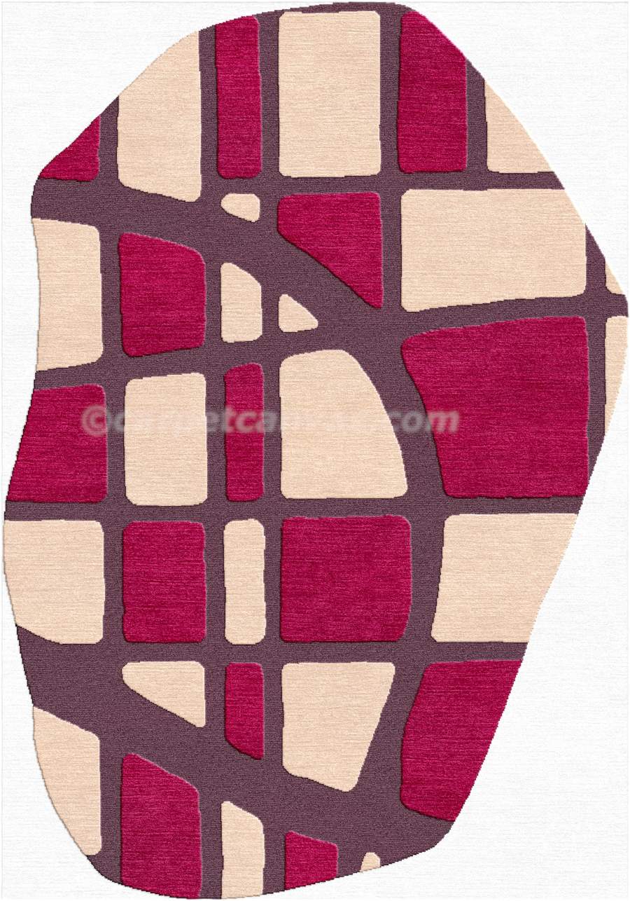 Hand tufted wool rug - Emily