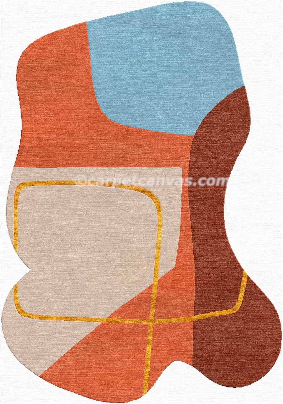 Hand tufted wool rug - Nova
