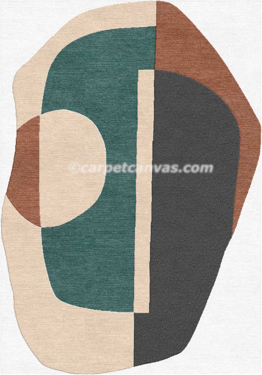 Hand tufted wool rug - Platinum
