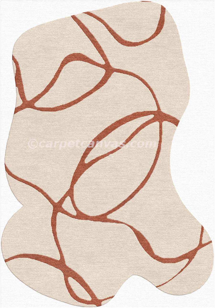 Hand tufted wool rug - Clara