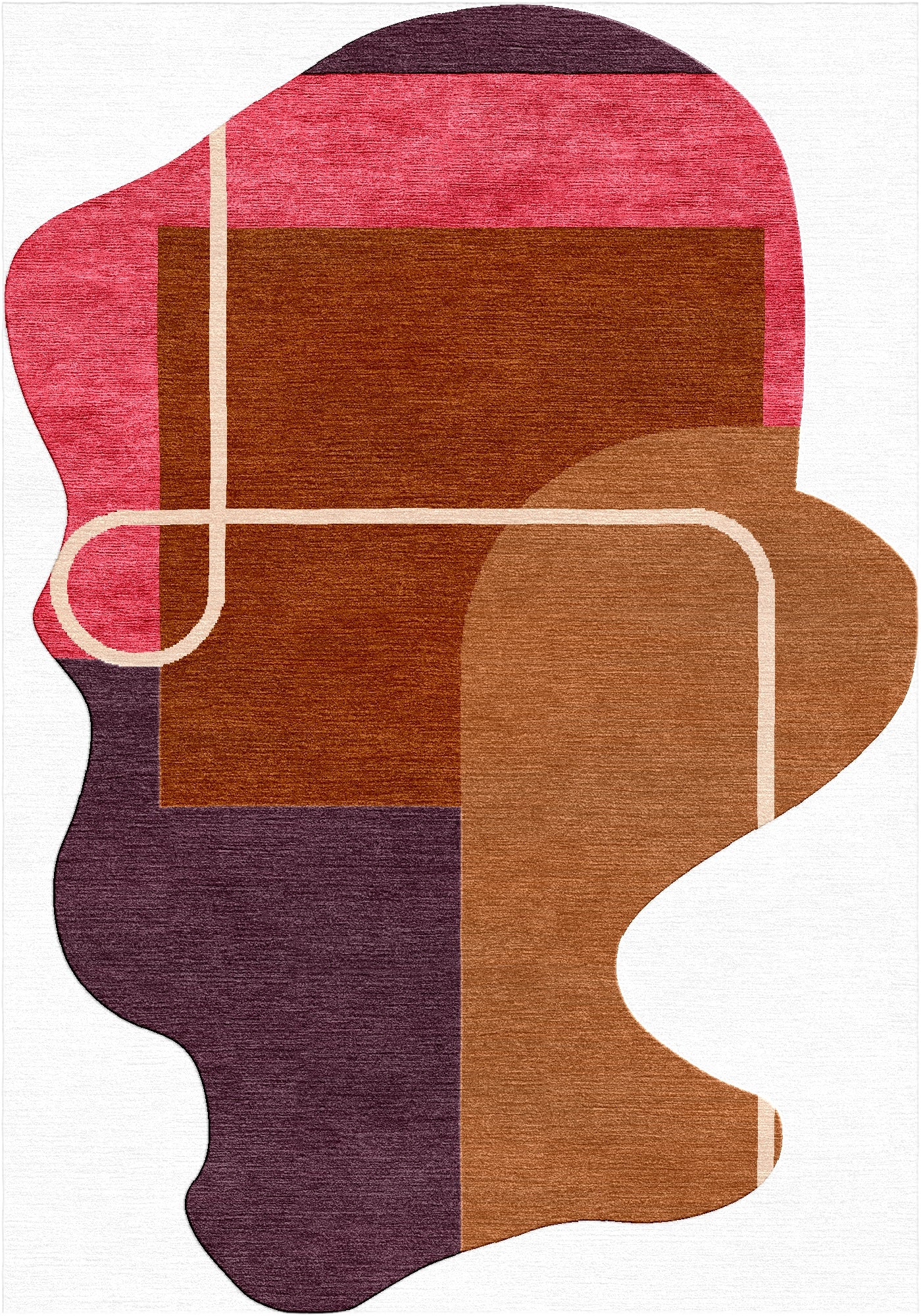 Hand tufted wool rug - Eliza
