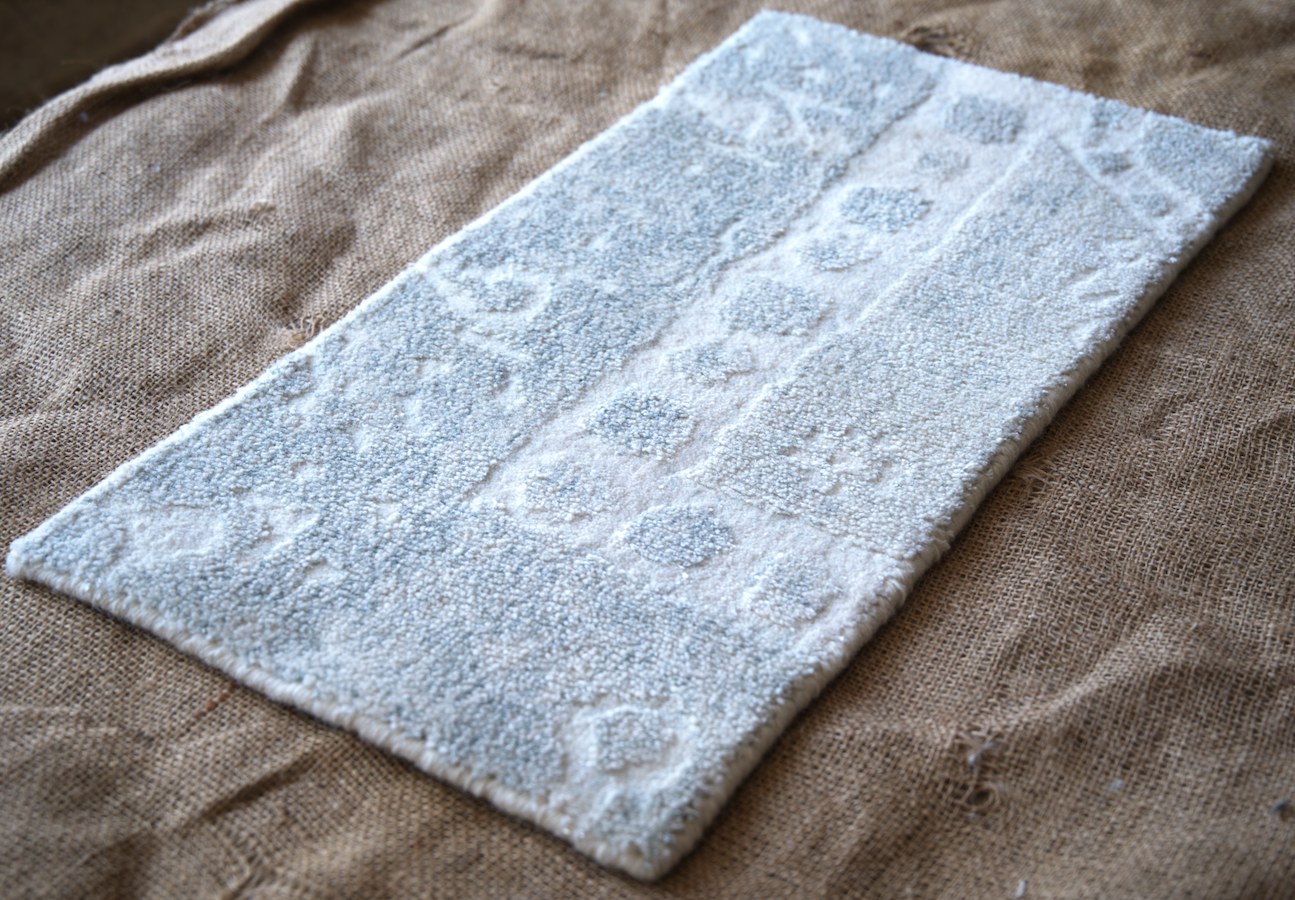 Hand Loom knotted- Surface-Wool-Viscose