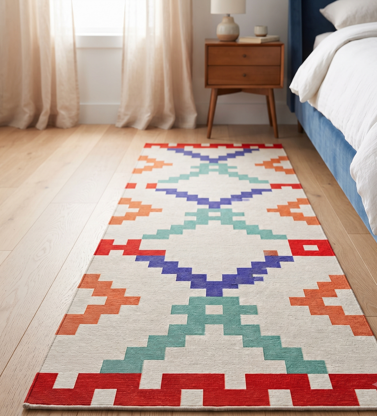 Bedside Runner - Sunset Mosaic