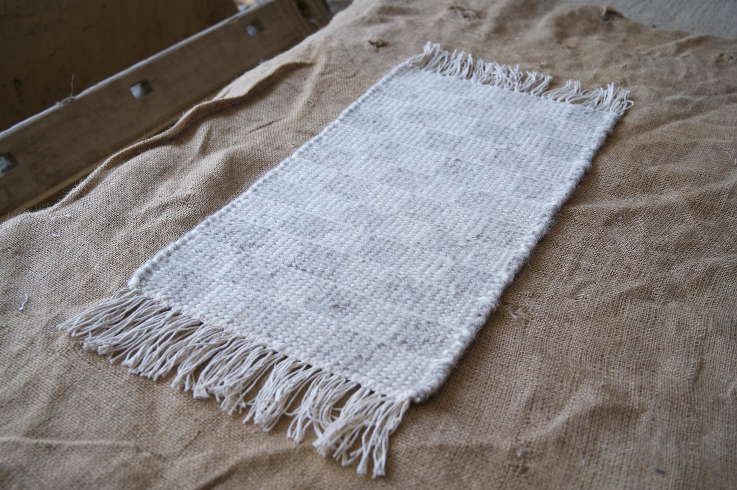 Punja Loom Flat Weave surface Wool