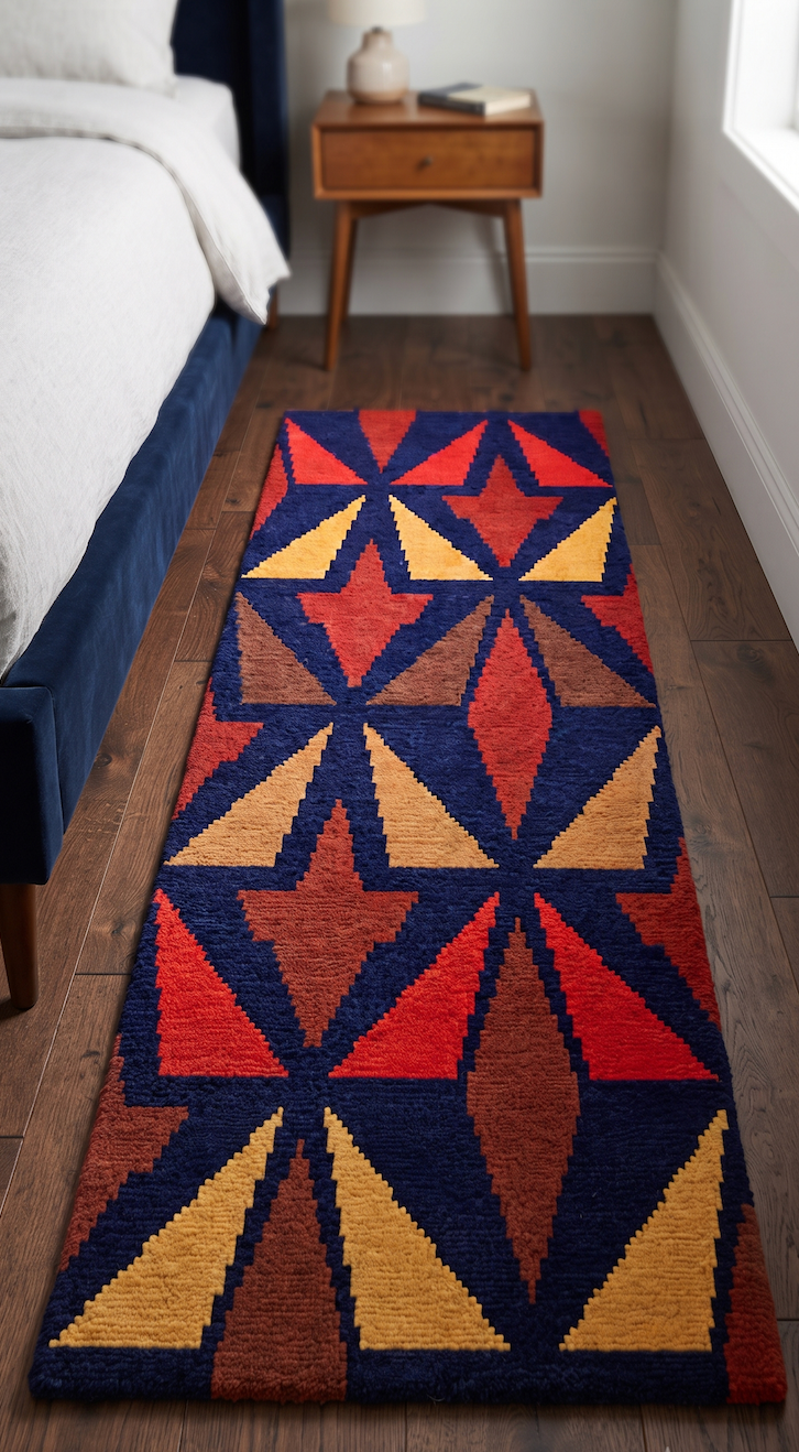 Bedside Runner - Tribal Star
