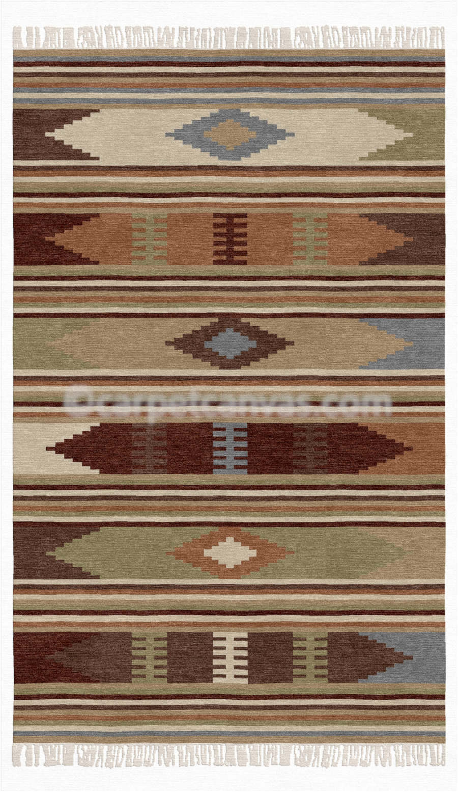 Wool Kilim hand made dhurry - Paseo