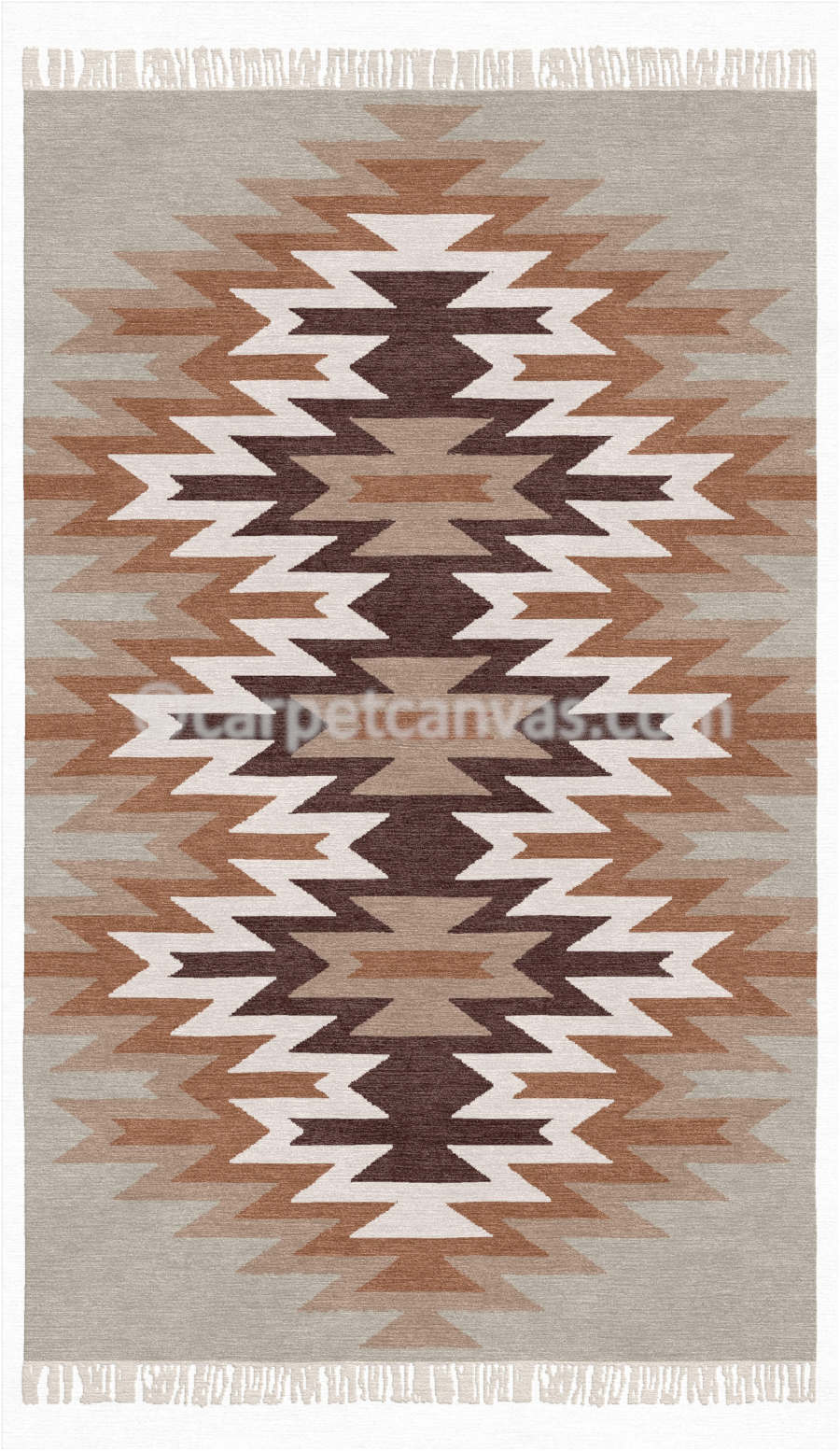 Wool Kilim Hand Made Dhurry - Paris