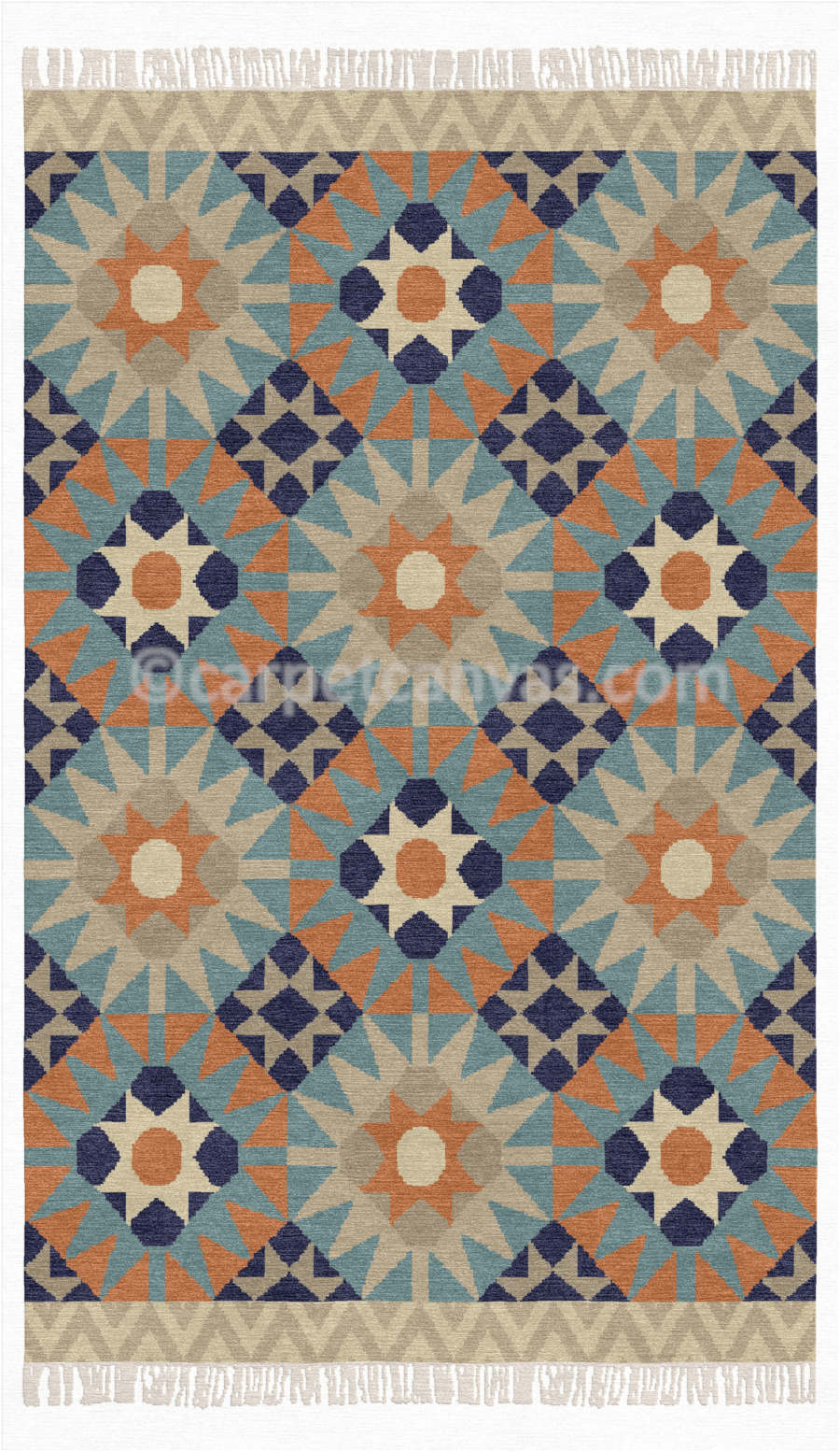 Wool Kilim Hand Made Dhurry - Ranchi