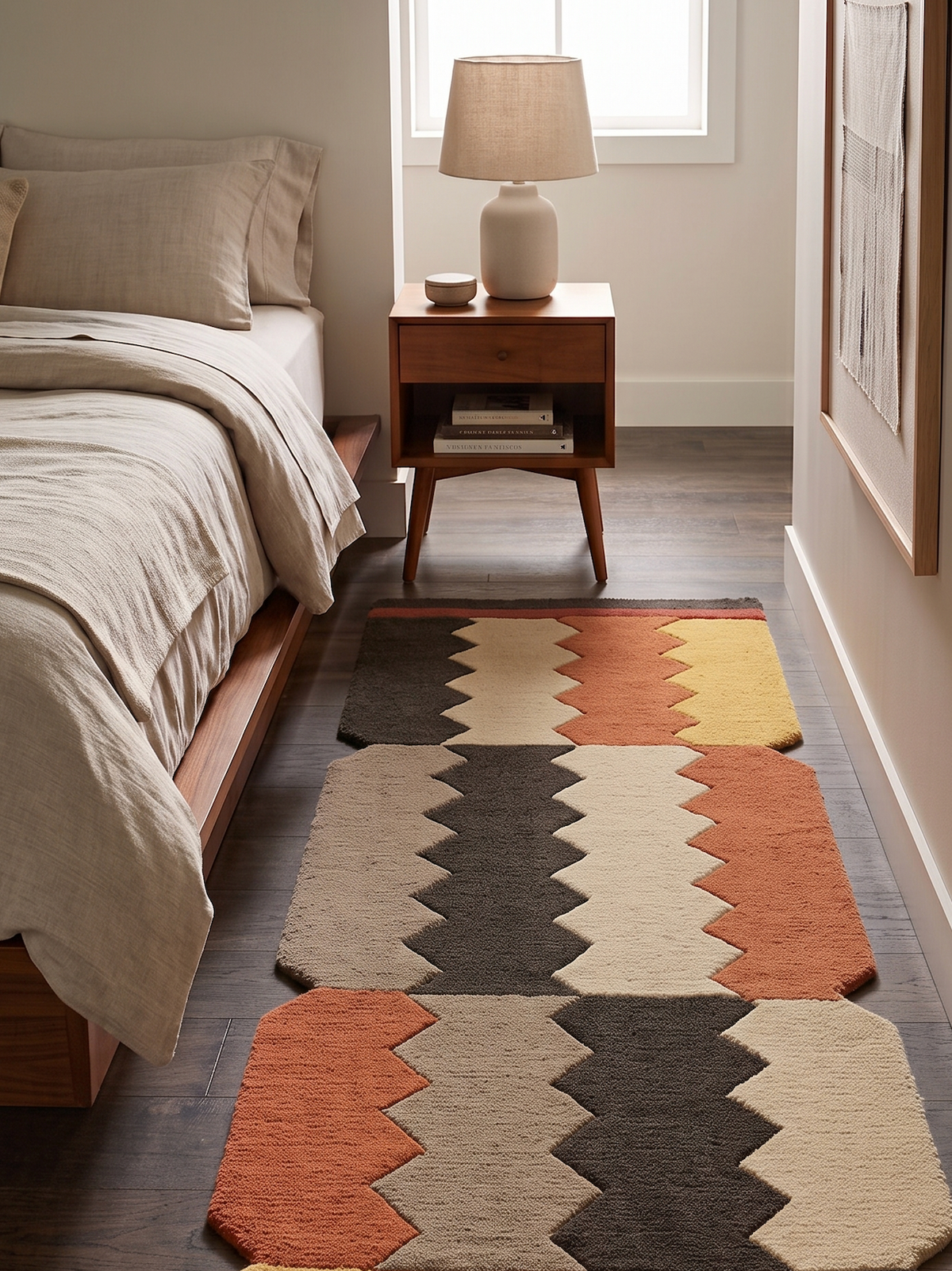 Bedside Runner - ZigZag