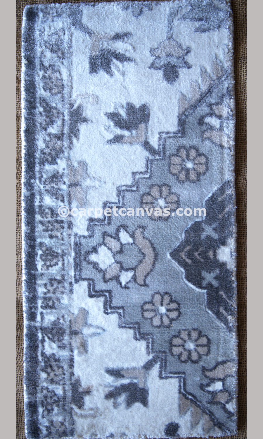Hand Loom knotted-Surface-Viscose