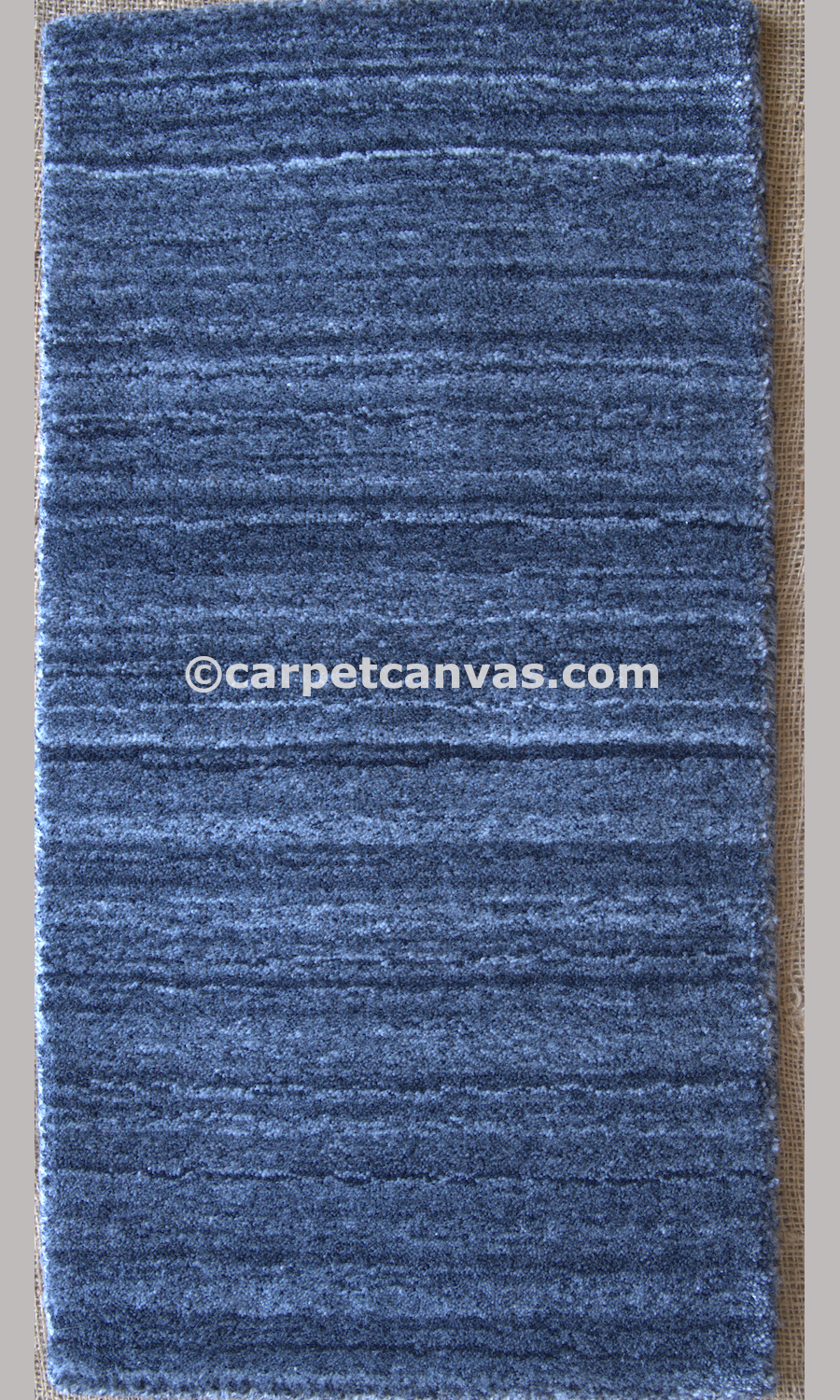 Hand Loom knotted-Surface-Wool-Viscose blend