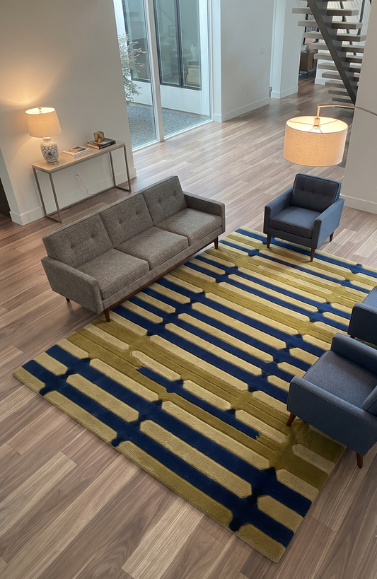 Hand Tufted Wool Shape Rug