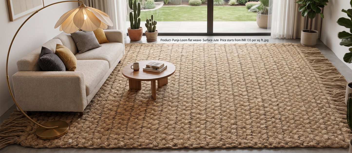 Punja Loom flat weave-Surface-Jute