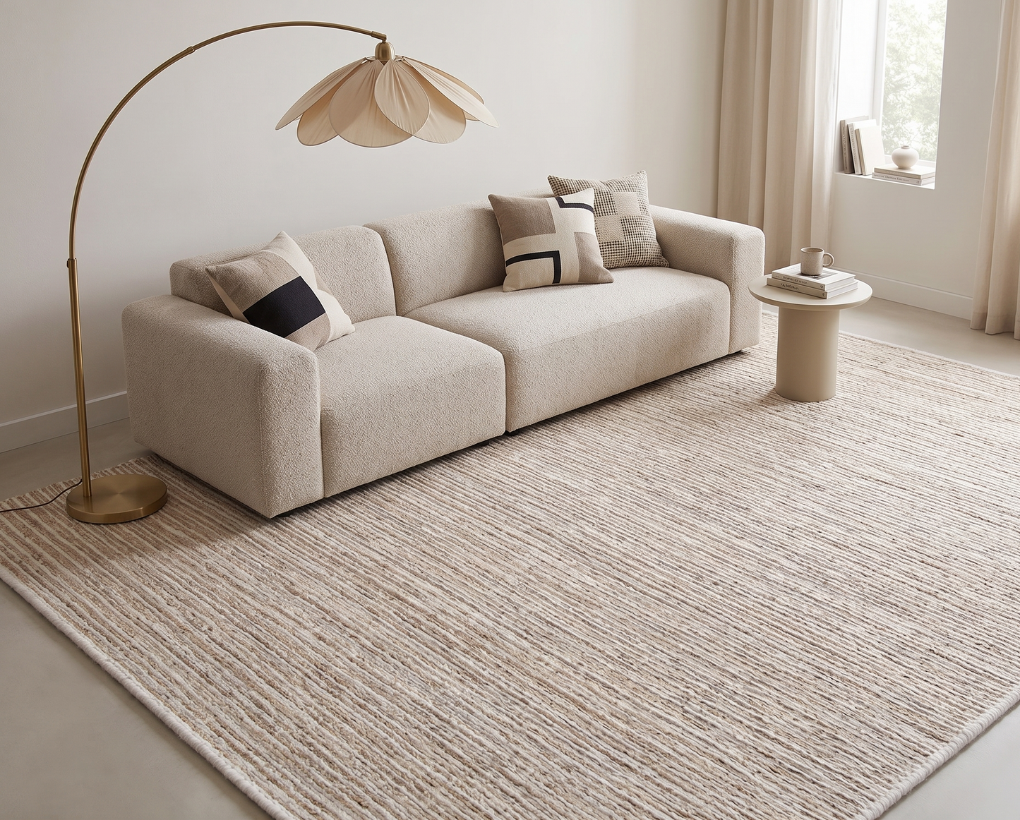 Hand knotted Sumac flat weave Surface -Wool-Jute