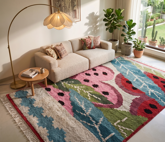 Hand knotted-Surface-Wool