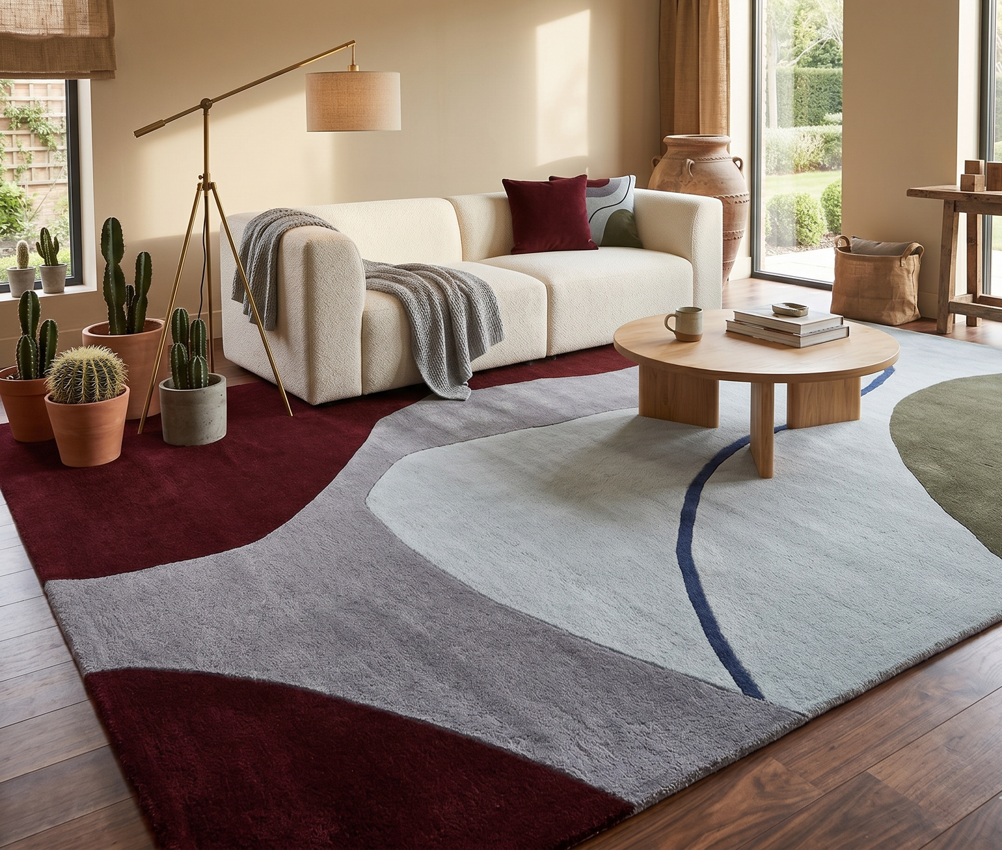 Hand Tufted-Surface-Wool & Viscose