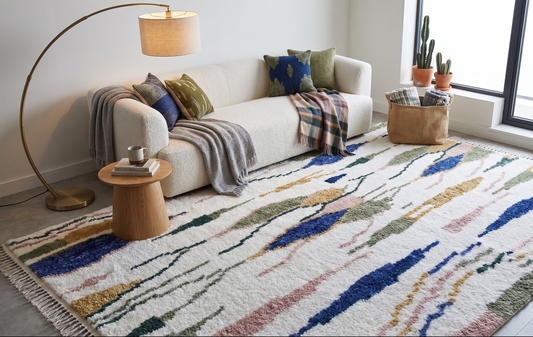 Hand knotted-Surface-Wool