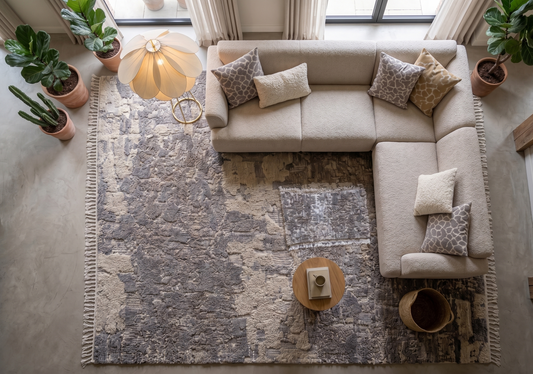 Hand knotted-Surface-Wool