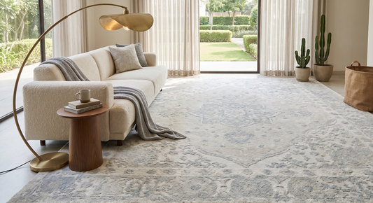 Hand Loom knotted-Surface-Wool-Viscose