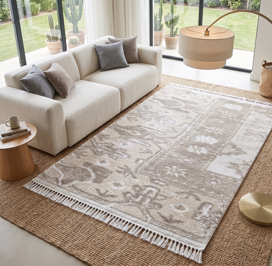 Hand Loom knotted-Surface-Viscose