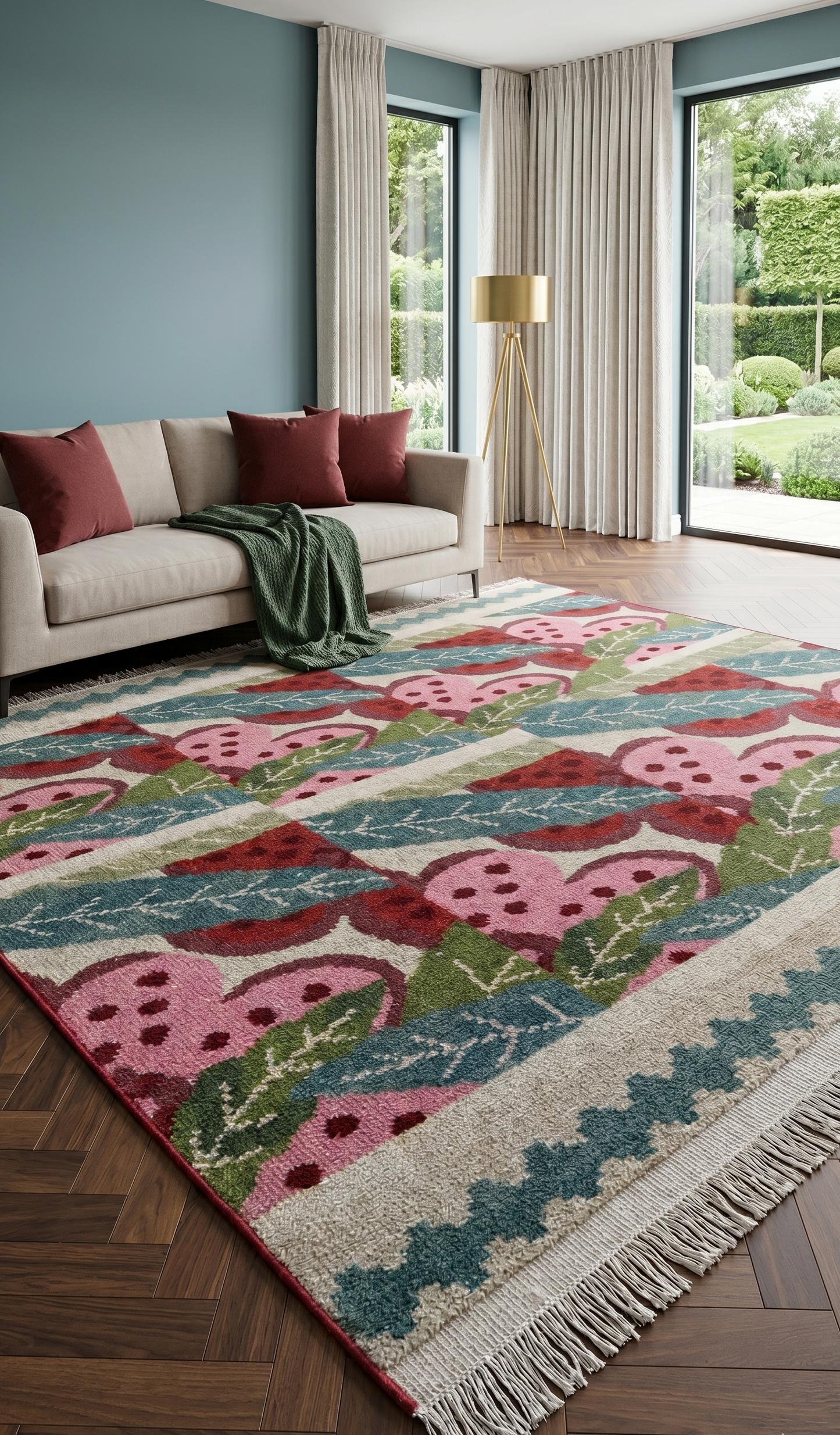 Hand knotted Surface Wool