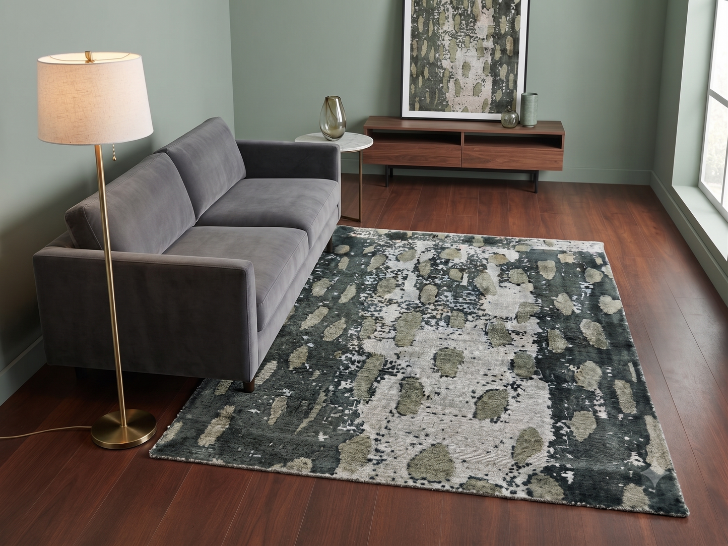 Handloom printed Surface Viscose