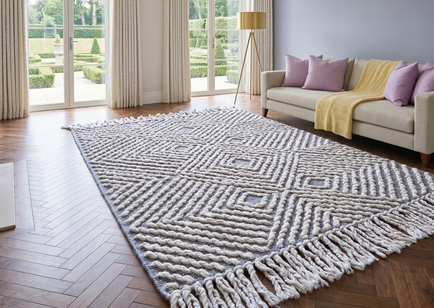 Punja Loom flat weave Surface Polyester