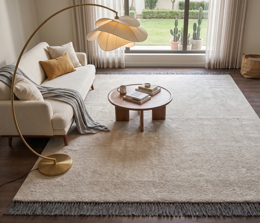 Hand Loom knotted-Surface-Wool