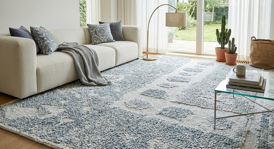 Hand Loom knotted- Surface-Wool-Viscose