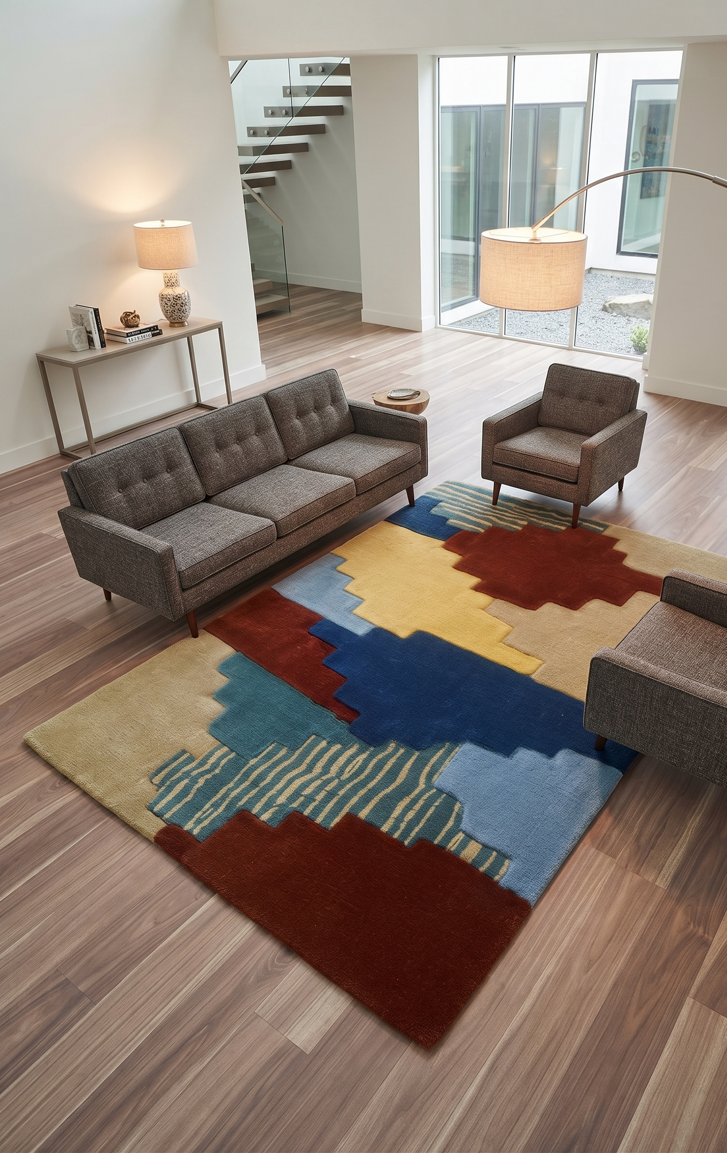 Hand Tufted Wool Shape Rug