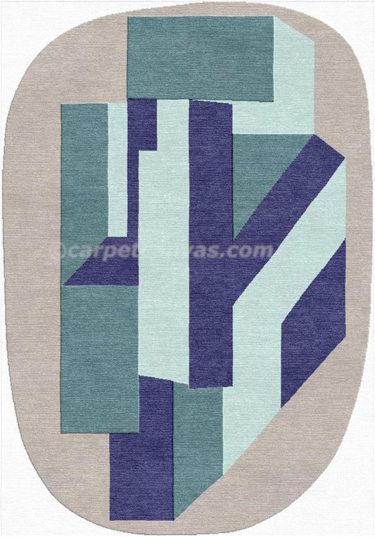 Hand tufted wool rug - Emily