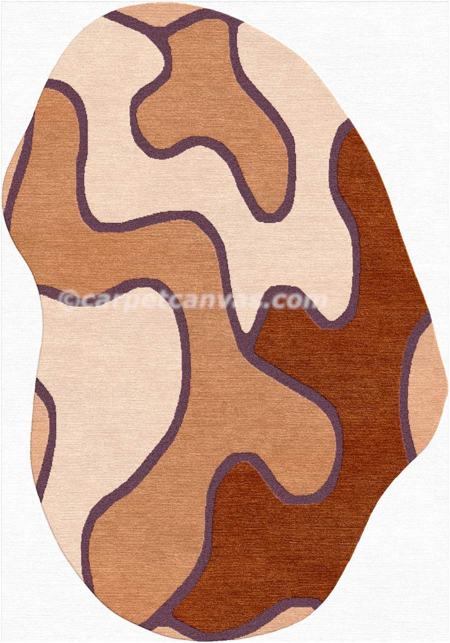 Hand tufted wool rug - Emma