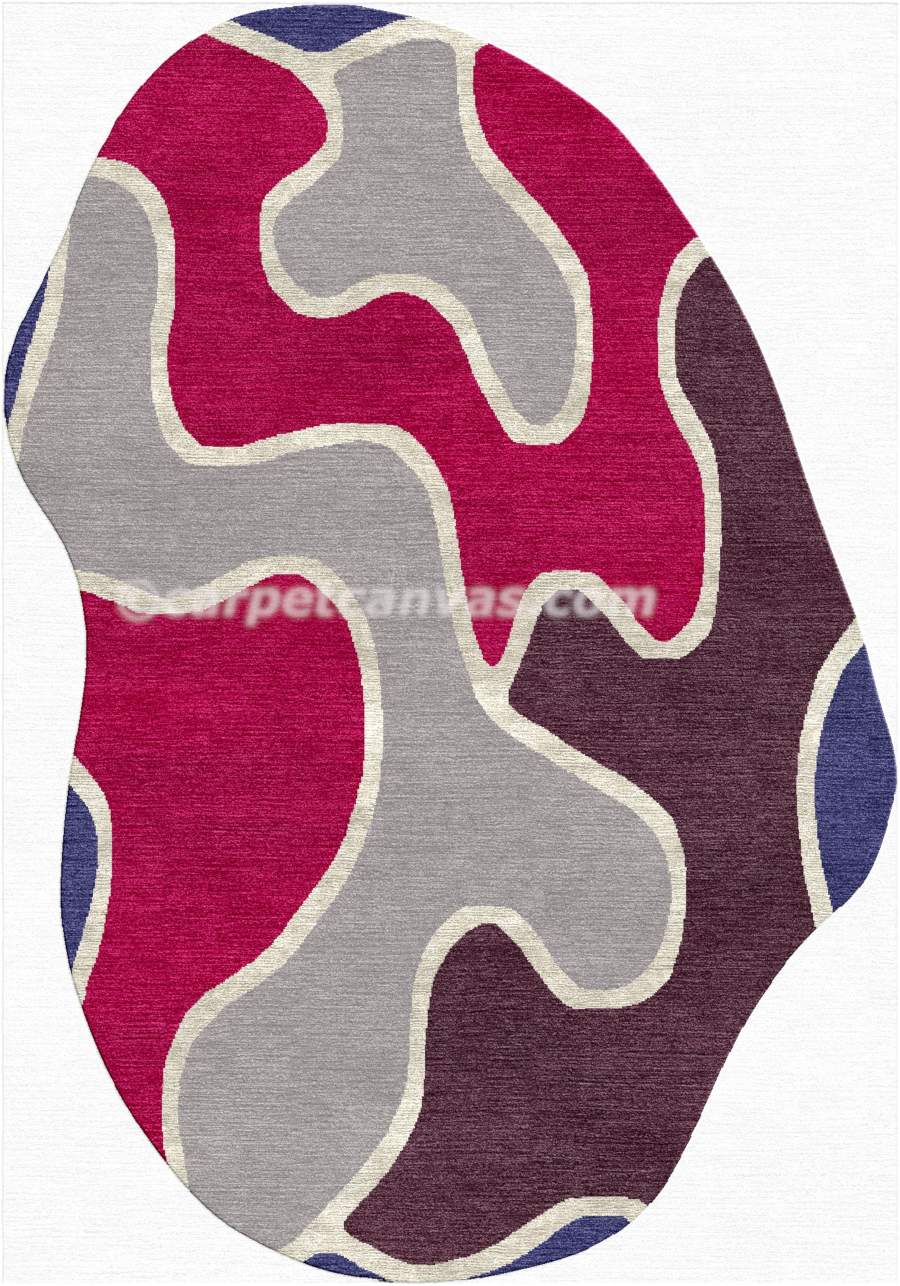 Hand tufted wool rug - Emma