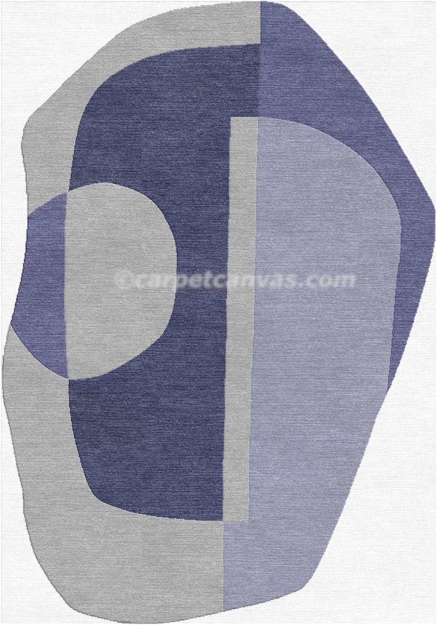Hand tufted wool rug - Platinum