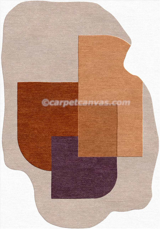 Hand tufted wool rug - Romana