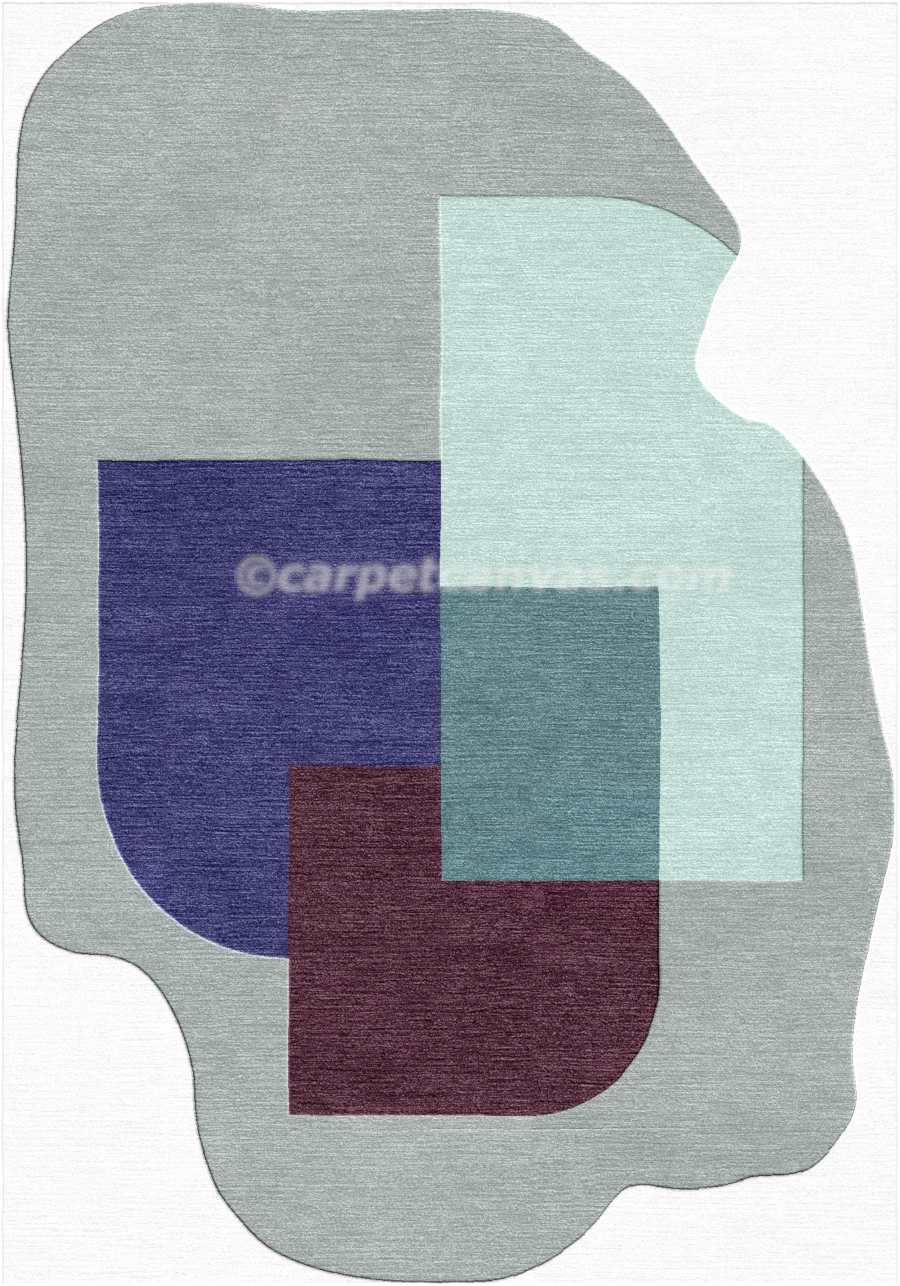 Hand tufted wool rug - Romana