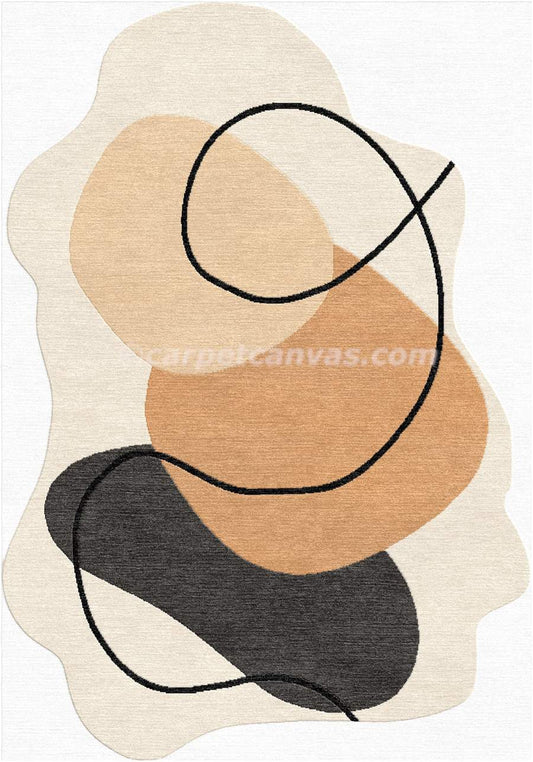 Hand tufted wool rug - Aura