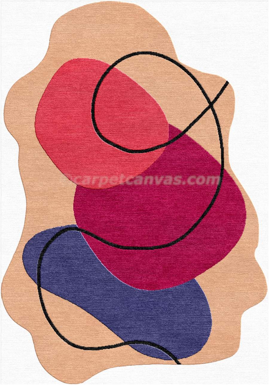 Hand tufted wool rug - Aura