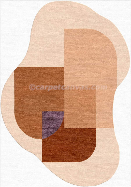 Hand tufted wool rug - Camellia