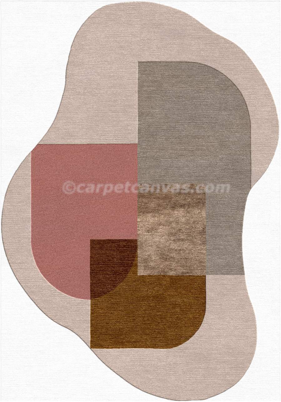 Hand tufted wool rug - Camellia