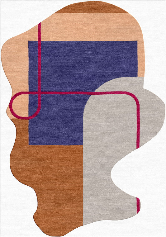 Hand tufted wool rug - Eliza