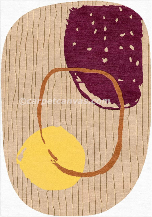 Hand tufted wool rug - Rubin