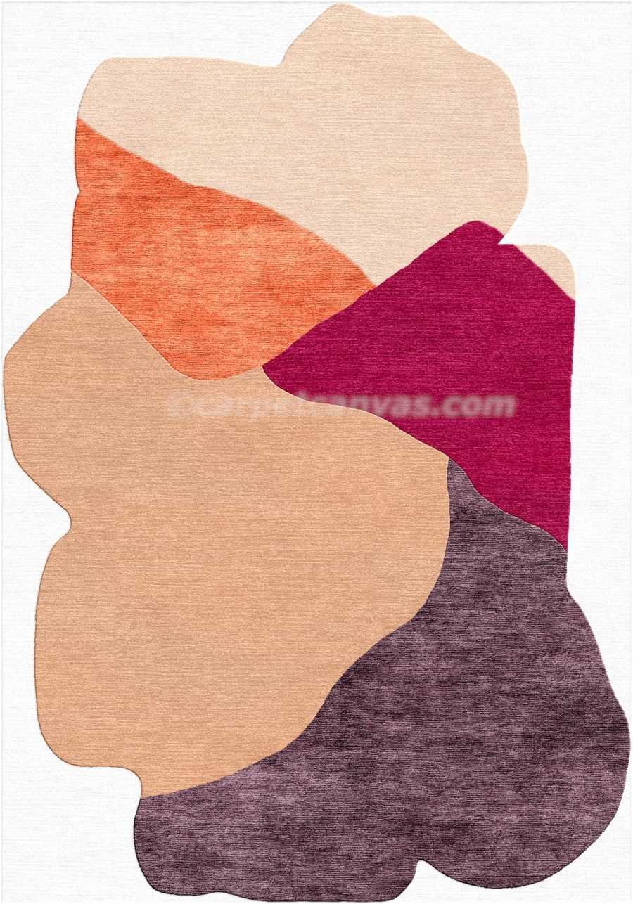 Hand tufted wool rug - Rustic
