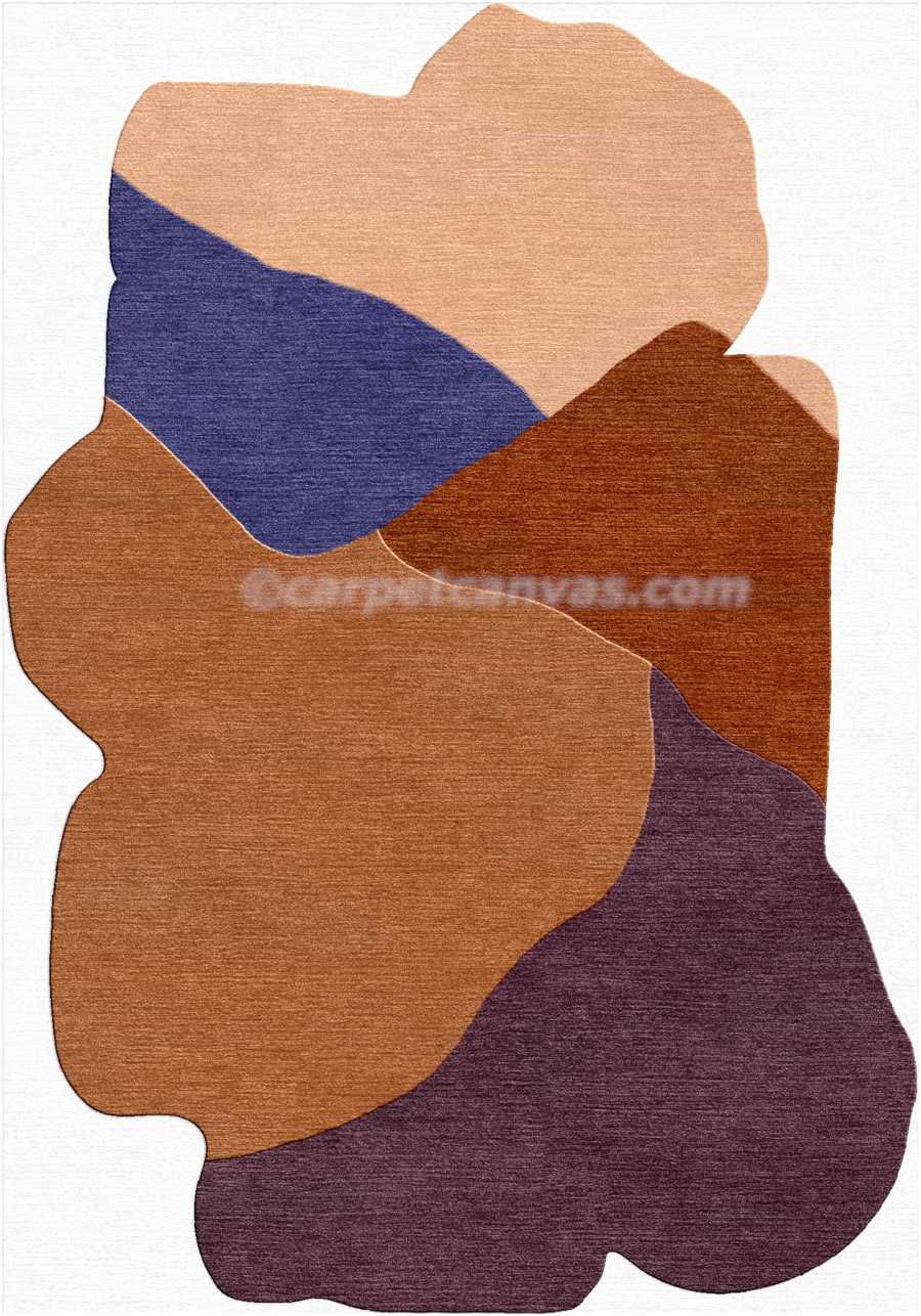 Hand tufted wool rug - Rustic